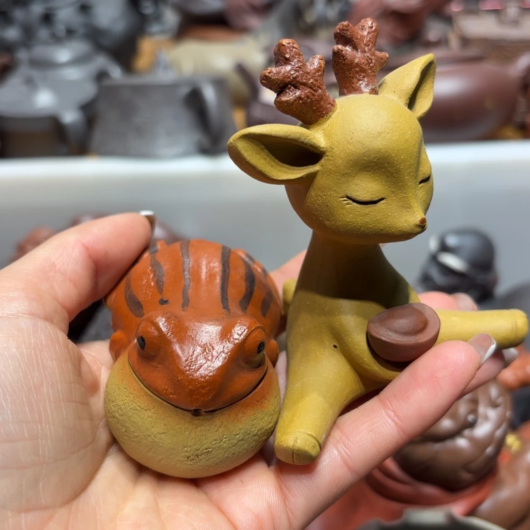 紫砂茶宠微瑕尾货听清再拍