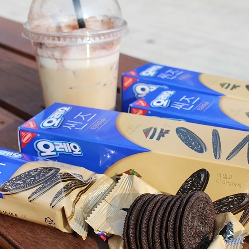 日期到12月和26年1月 5盒韩国进口OREO奥利奥巧克力奶油夹心饼干