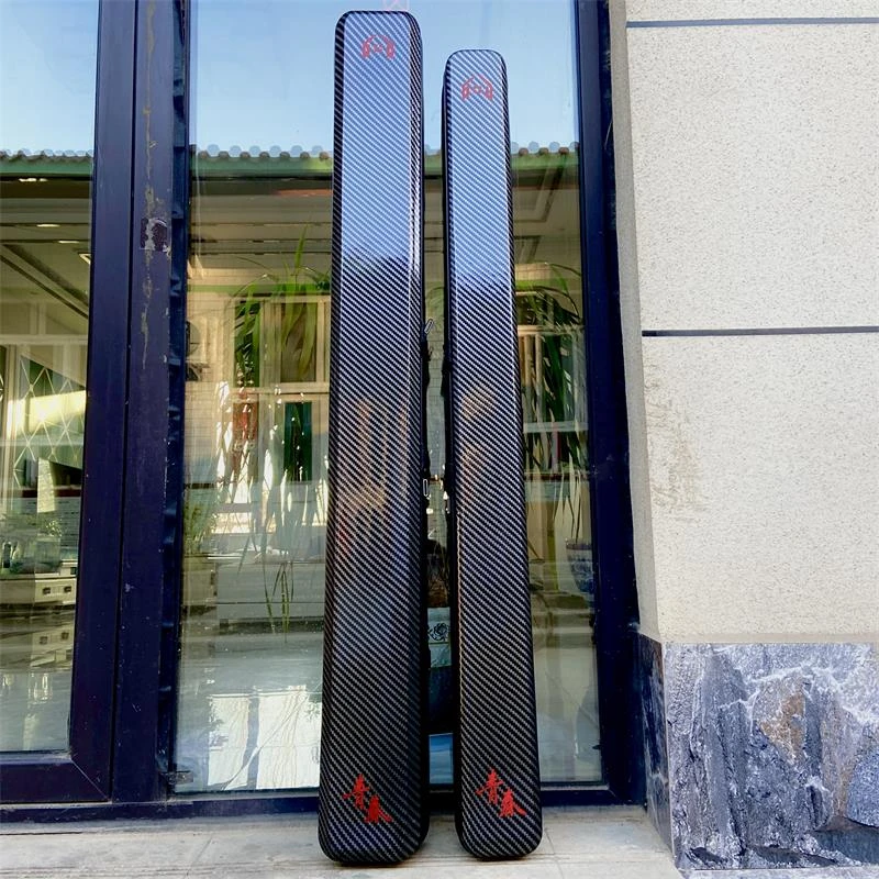 碳纤维纹路硬壳渔具包鱼竿包加厚1.31.25渔具包钓鱼装备