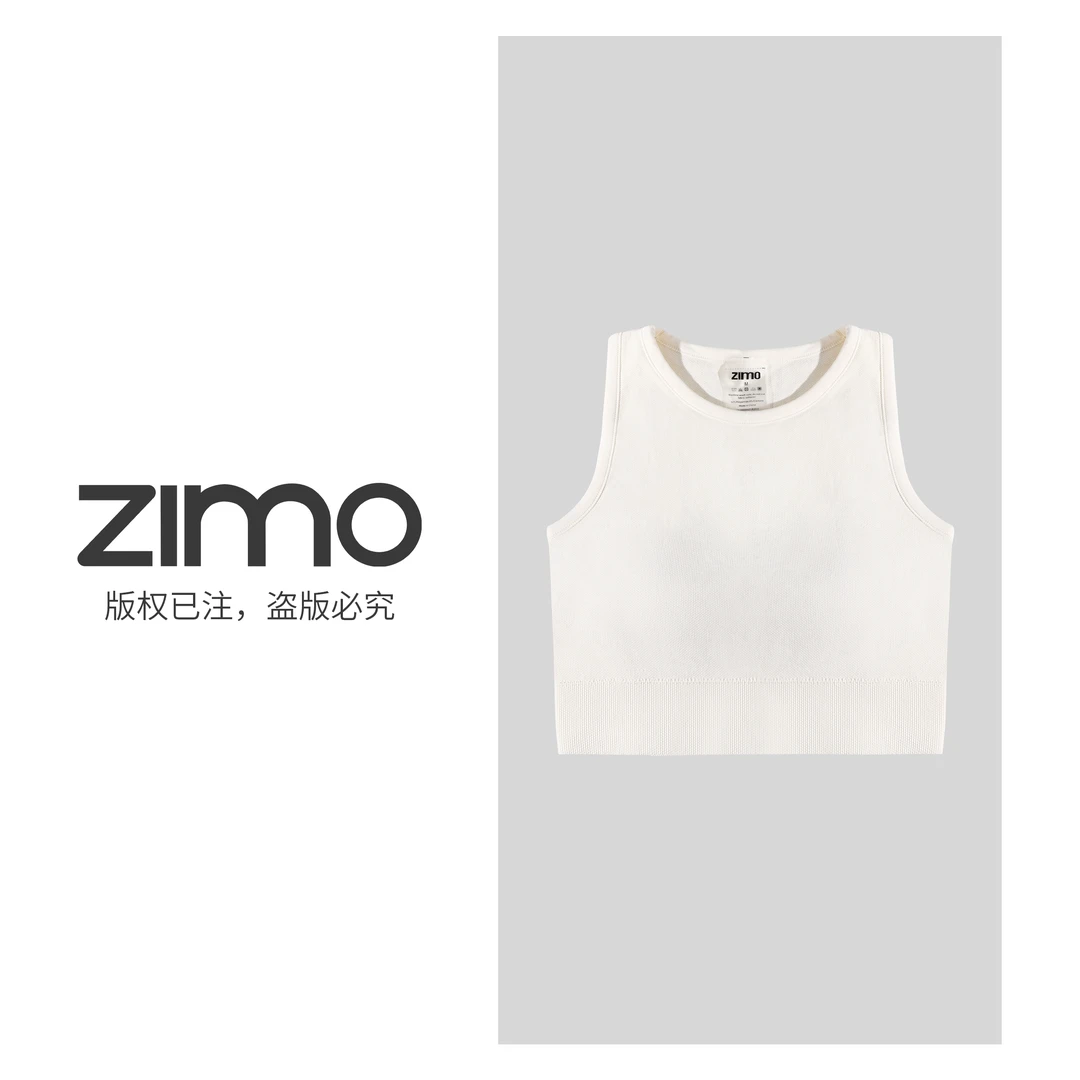 迷你高尔夫圆领540-zimo-一体杯运动背心瑜伽健身跑步外穿YFWX540