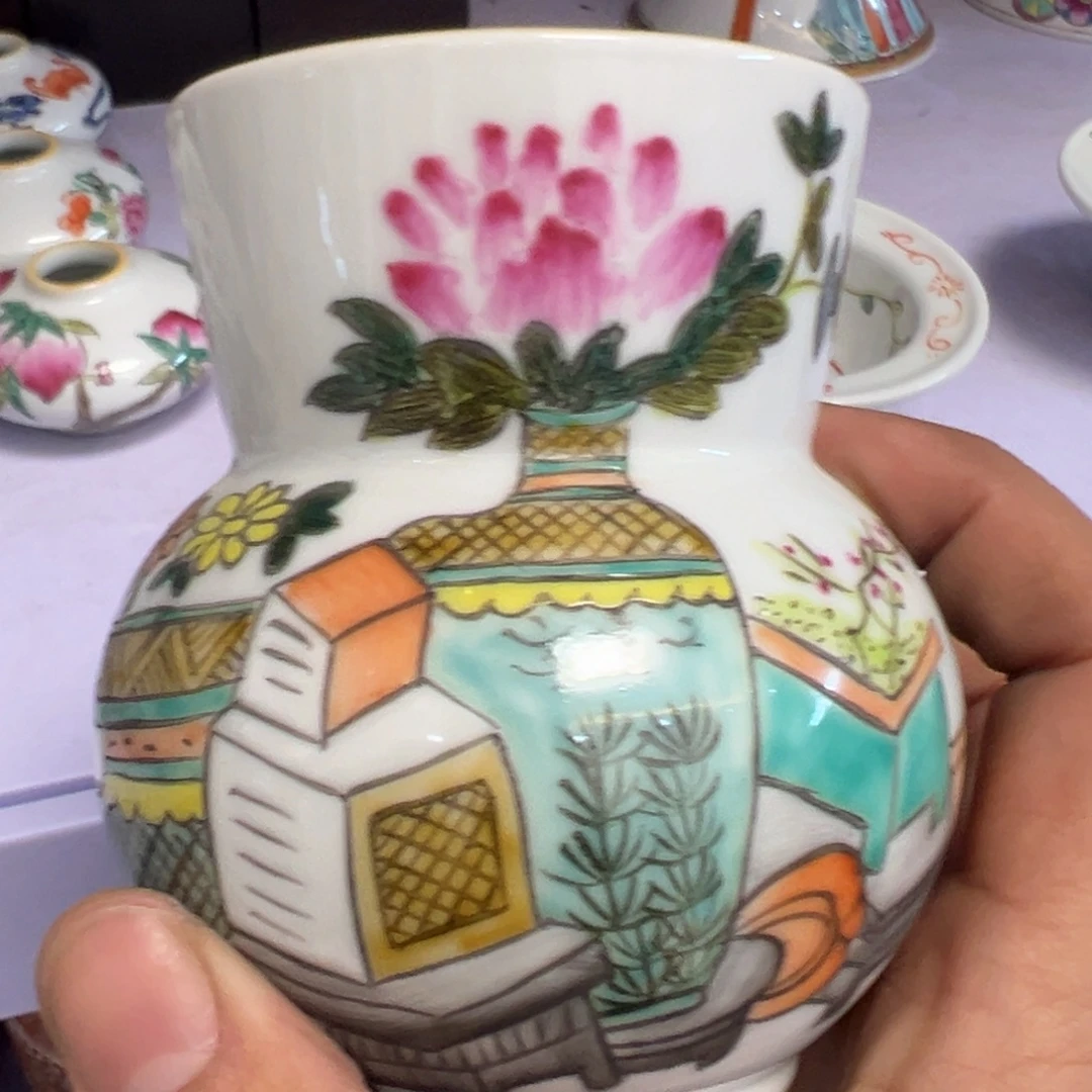 瓷片瓷器摆件、茶室雅器