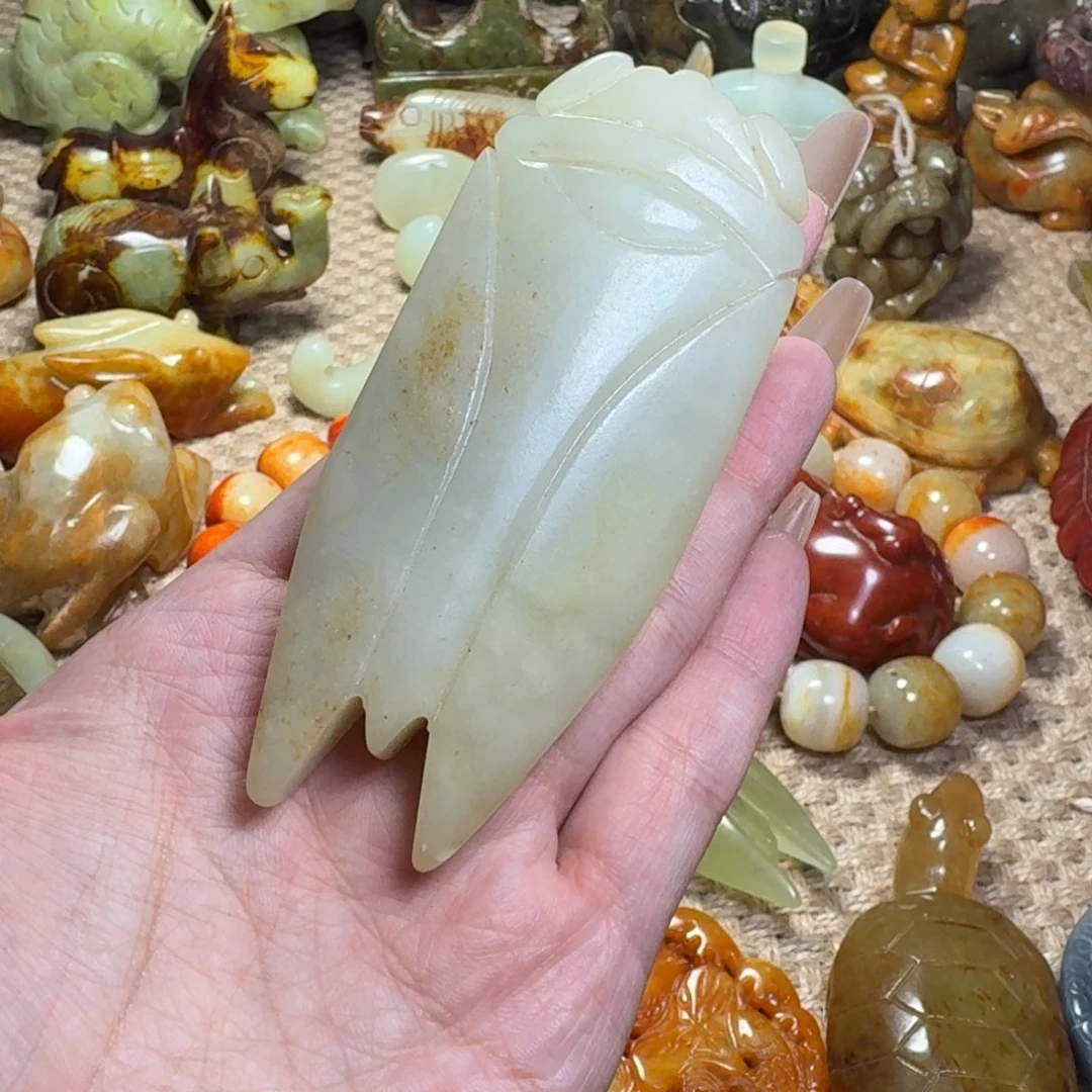 白玉菩提吊坠挂件