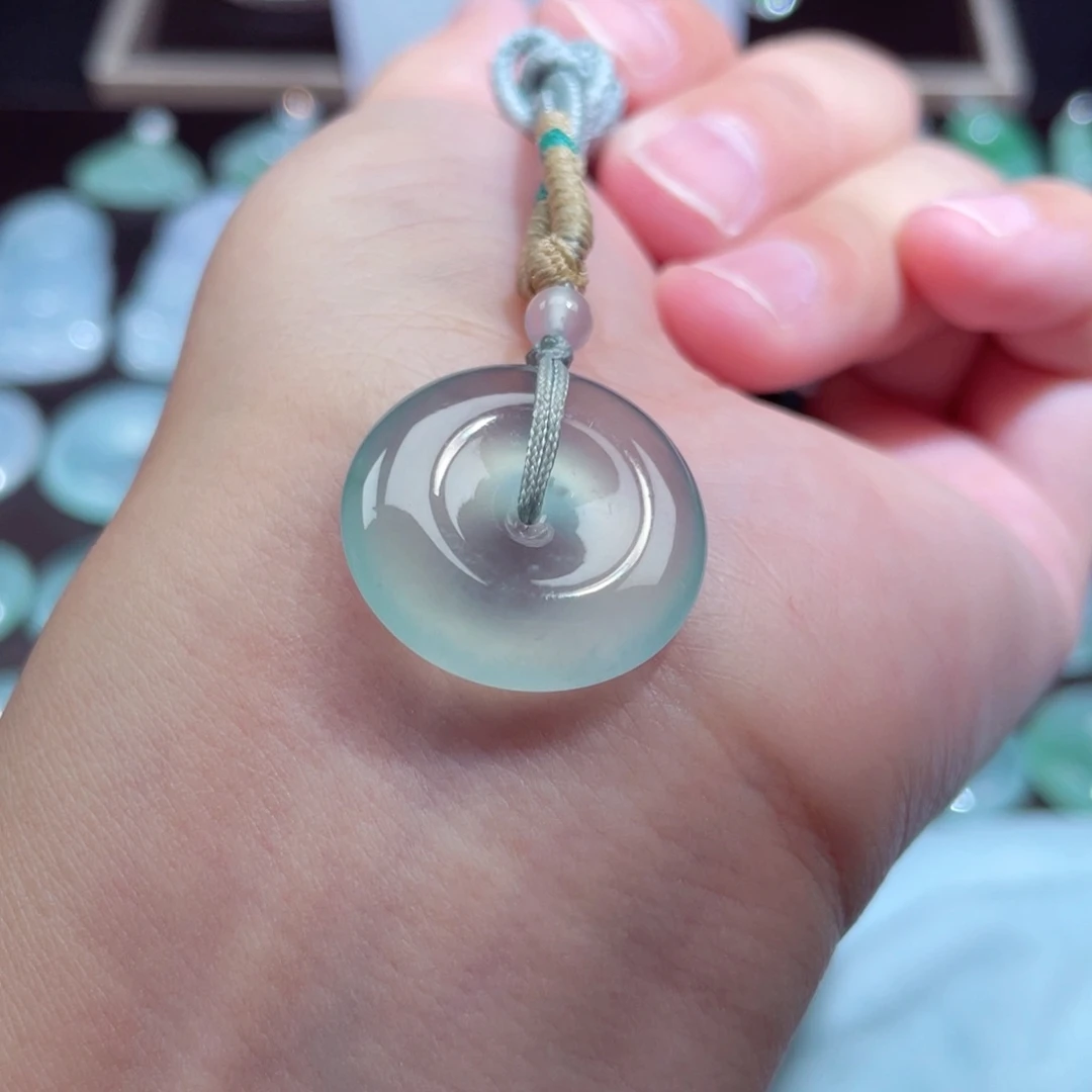 颈饰未镶嵌翡翠扣子