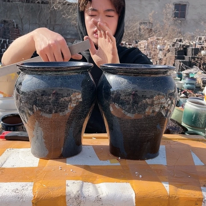 红陶宜兴紫砂花盆17/21