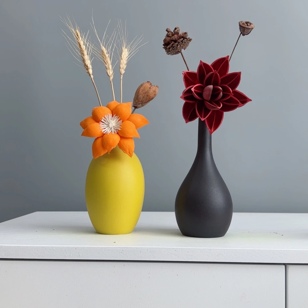 摆件j j j陶瓷花瓶摆件创意套装