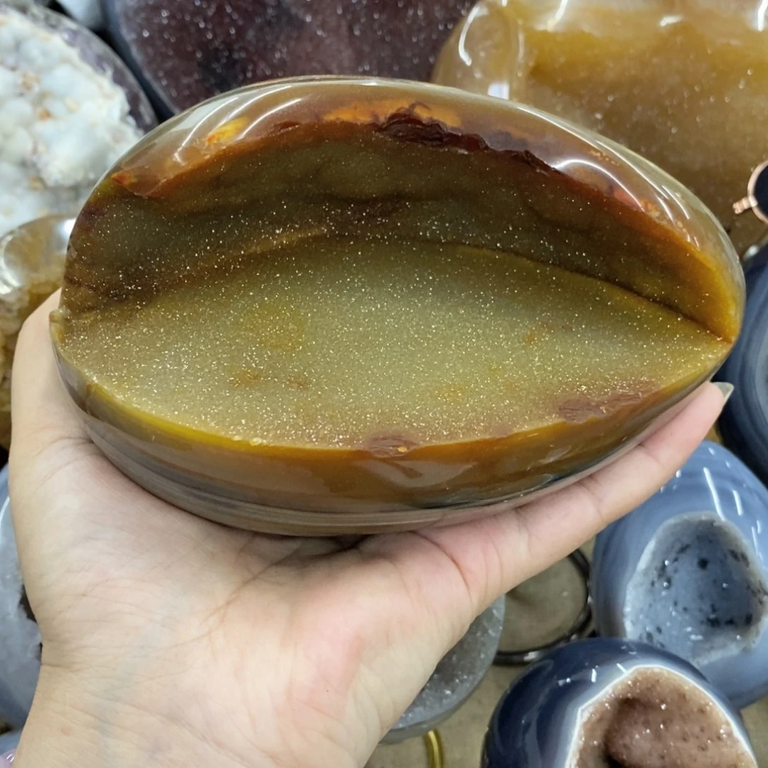 明***紫晶珠宝半成品未镶嵌