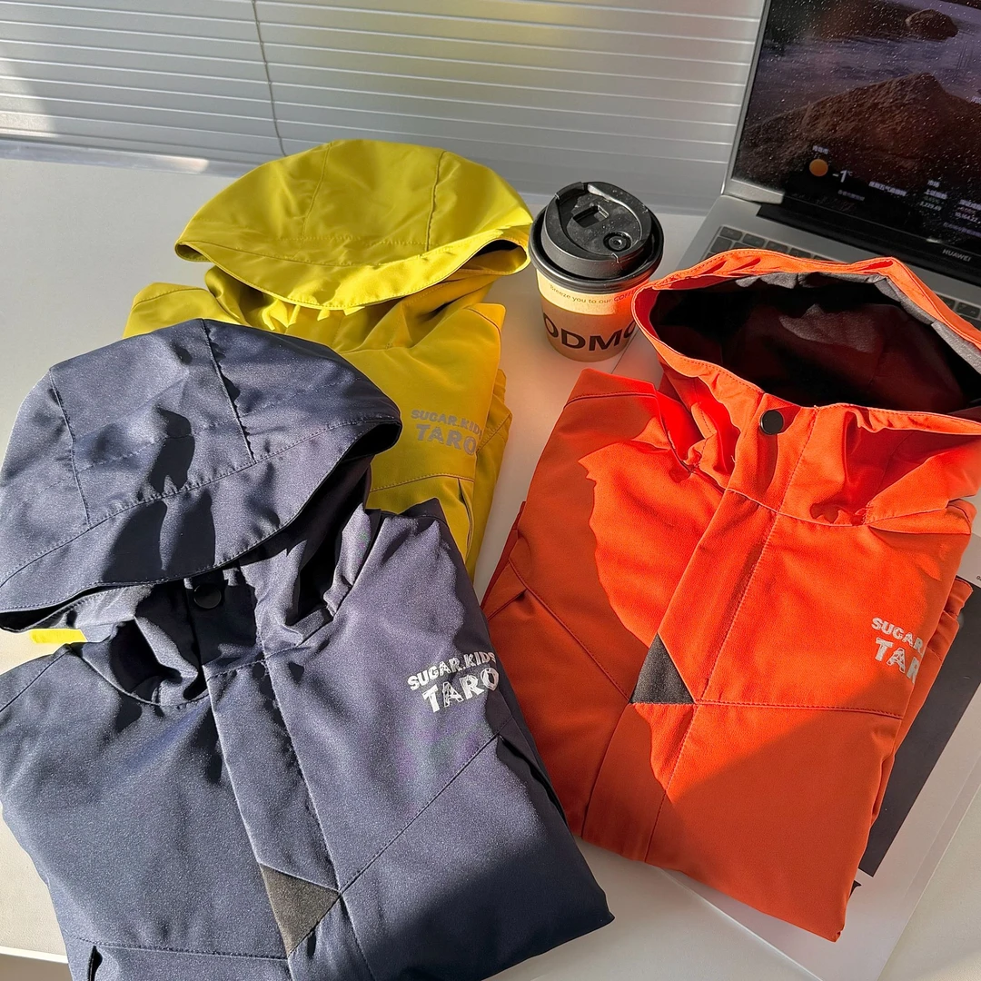 肉肉家-【时尚休闲冲锋衣】儿童春季户外休闲运动隐藏拉链冲锋上衣