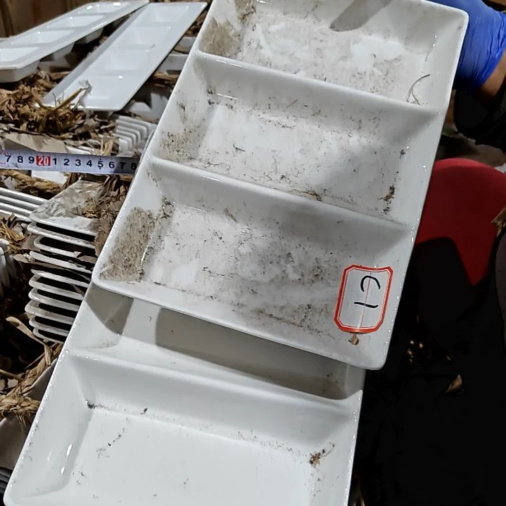 瓷片盘子碗茶壶啥都有