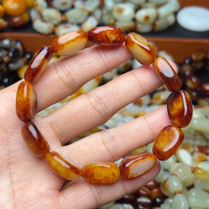 恰***学和田玉未镶嵌手链