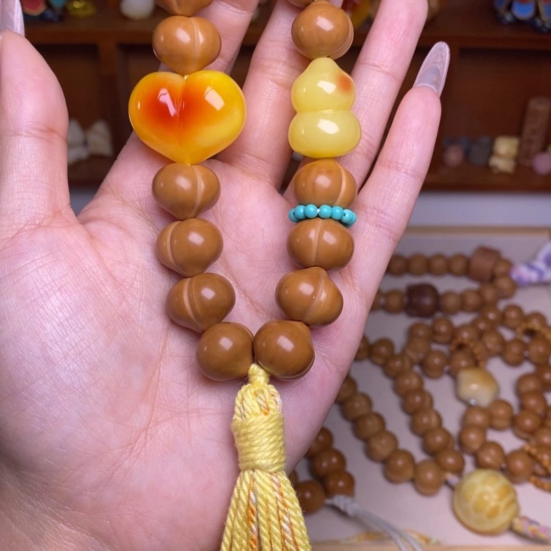 吊坠猴头核桃柯基手持➕大胖心➕葫芦➕流苏