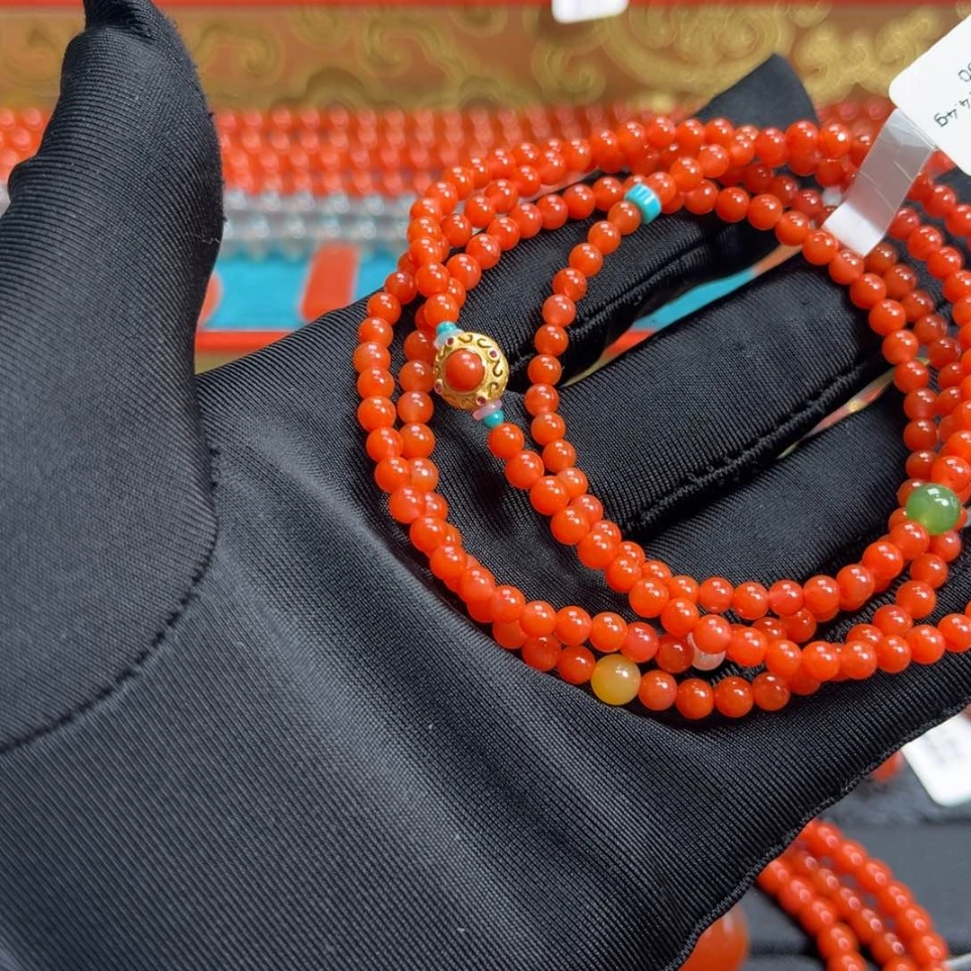 南红玛瑙未镶嵌手串