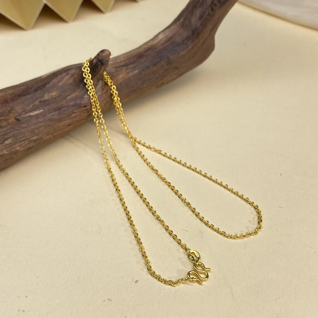 足银银制品 【小北好物】足银项链-17QH44X76【长度约45cm】