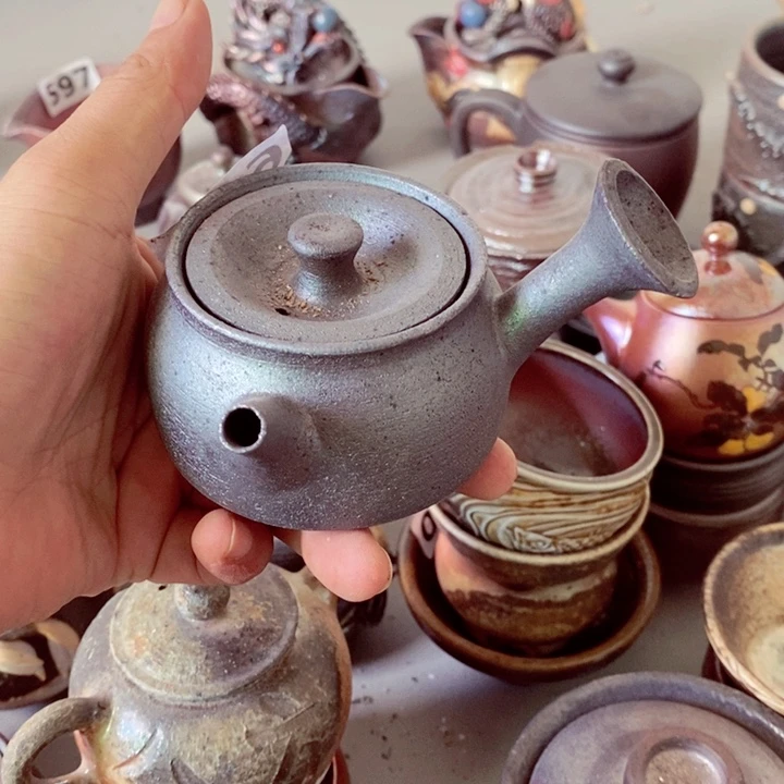 柴烧茶具陶瓷杯子