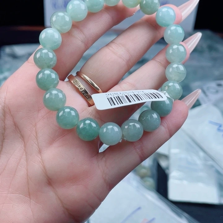 未镶嵌定制翡翠珠串