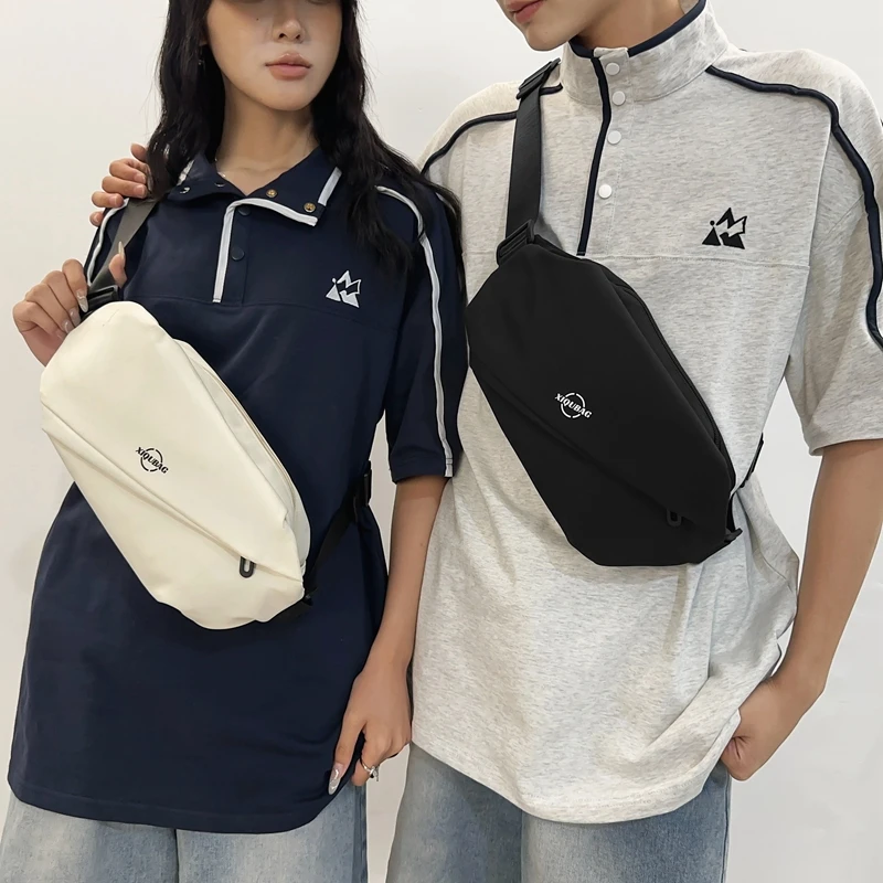 新款胸包运动骑行单肩包潮多功能休闲斜挎包日系ins小挎包男女