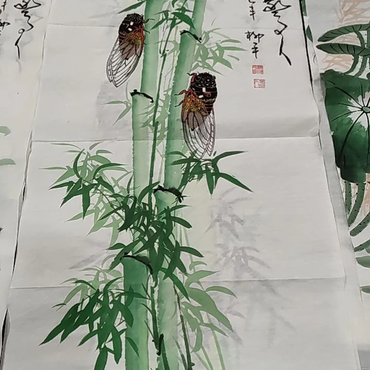 国画纯手绘作品等你来结缘