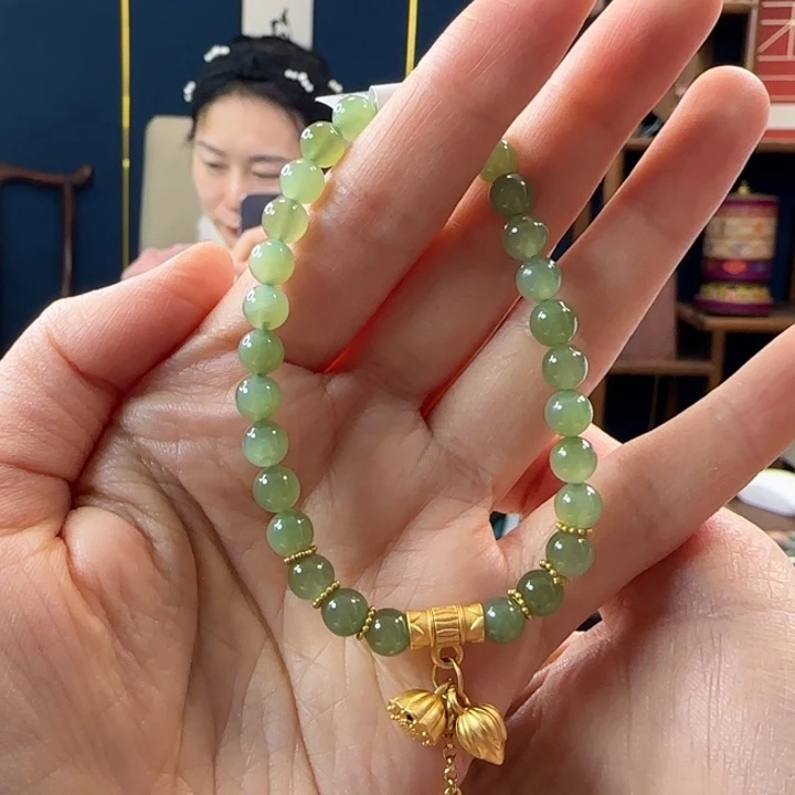 和田玉手串未镶嵌