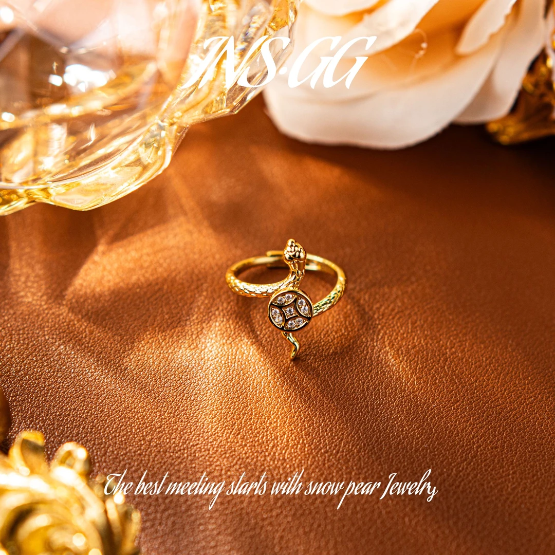 铜合金合成锆石戒指 【INS · GG】新款轻奢简约时尚百搭戒指DJ294