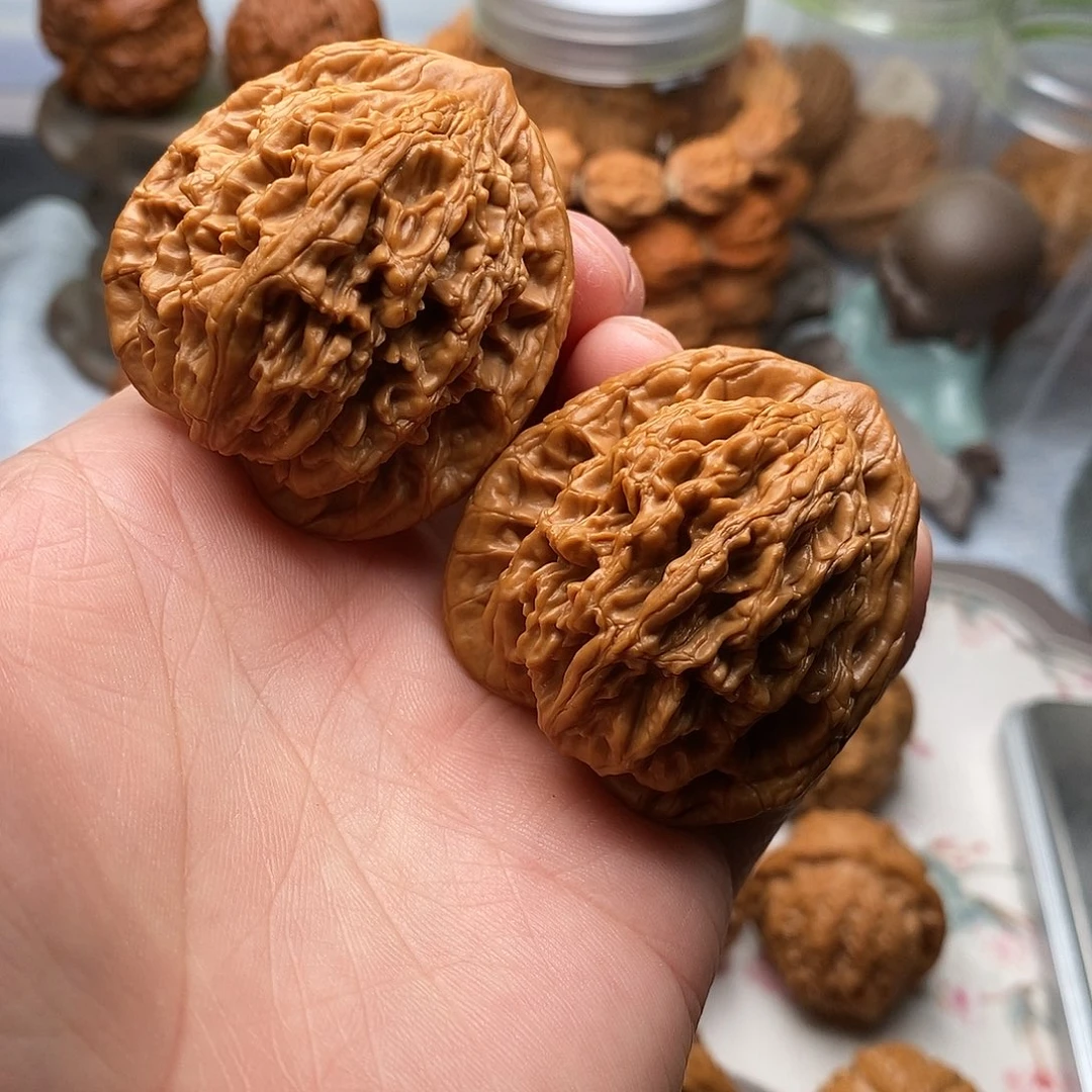把件文玩核桃虎头