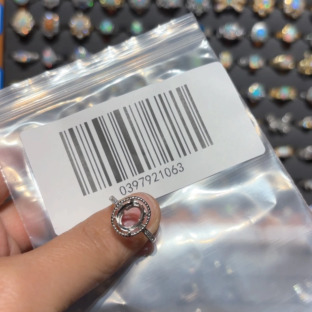 欧泊戒指银S925镶嵌人