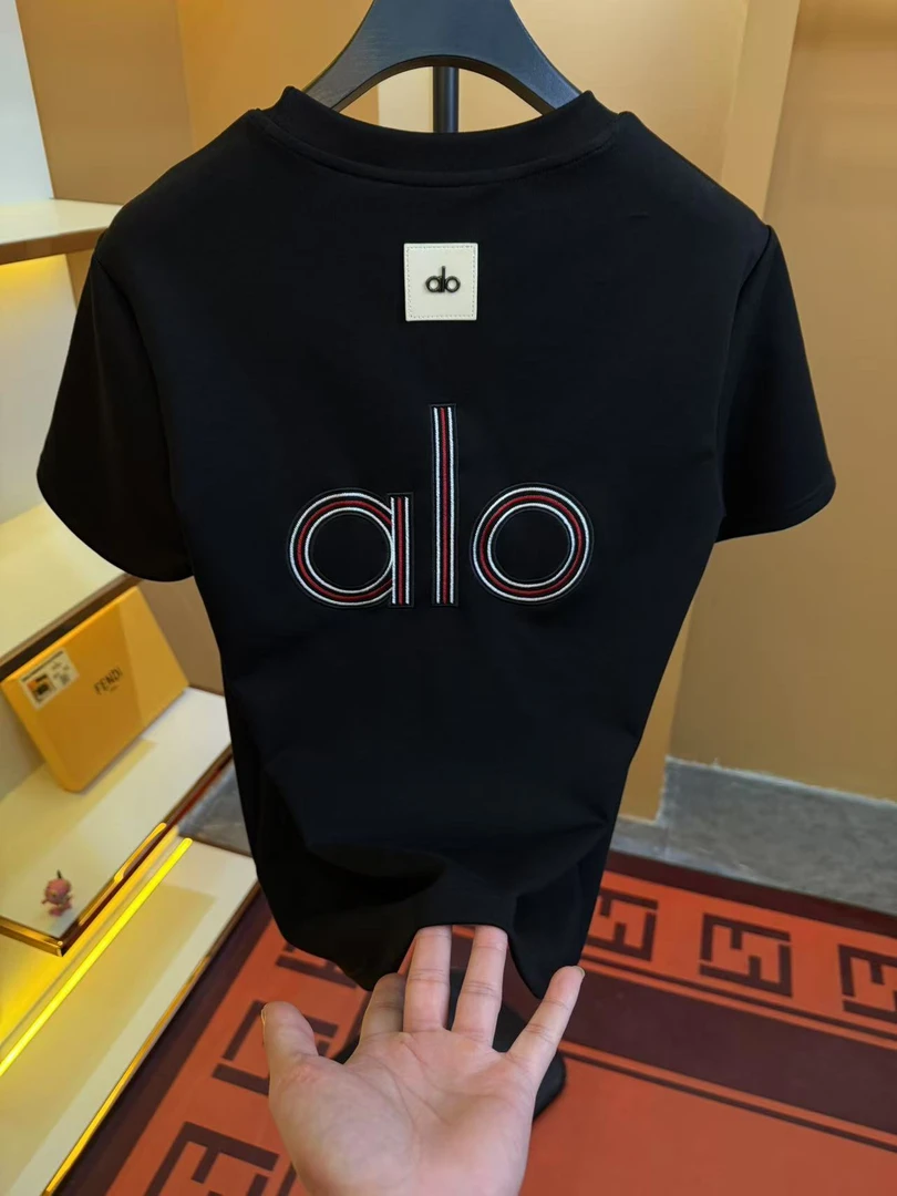 新款字母重工刺绣高奢潮流设计师T恤男装夏季百搭{2531}