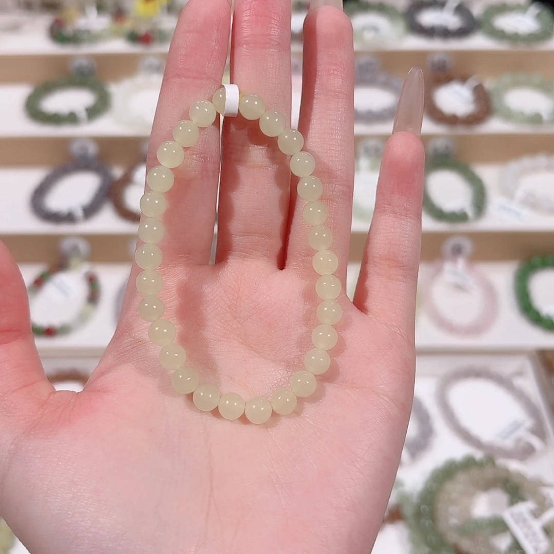 ！***Y和田玉未镶嵌手串l