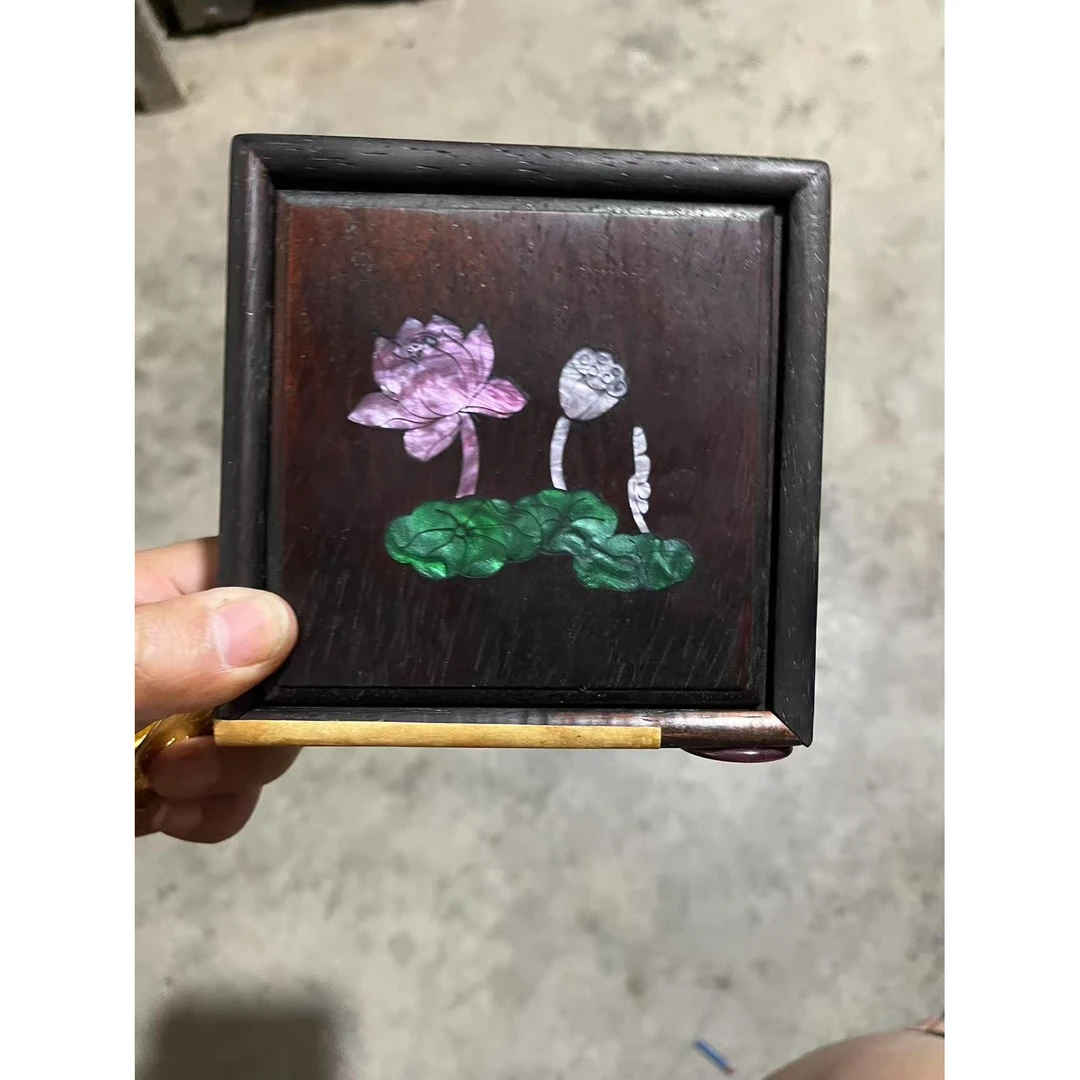 精品摆件一个黄观一个黄佛带盒00