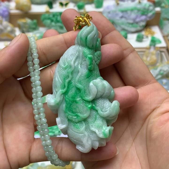 颈饰未镶嵌翡翠翡翠