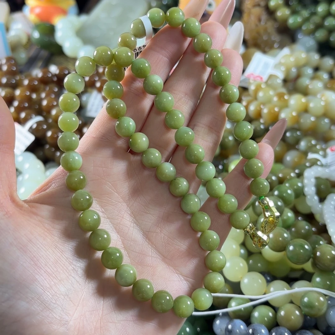 和田玉未镶嵌手链73