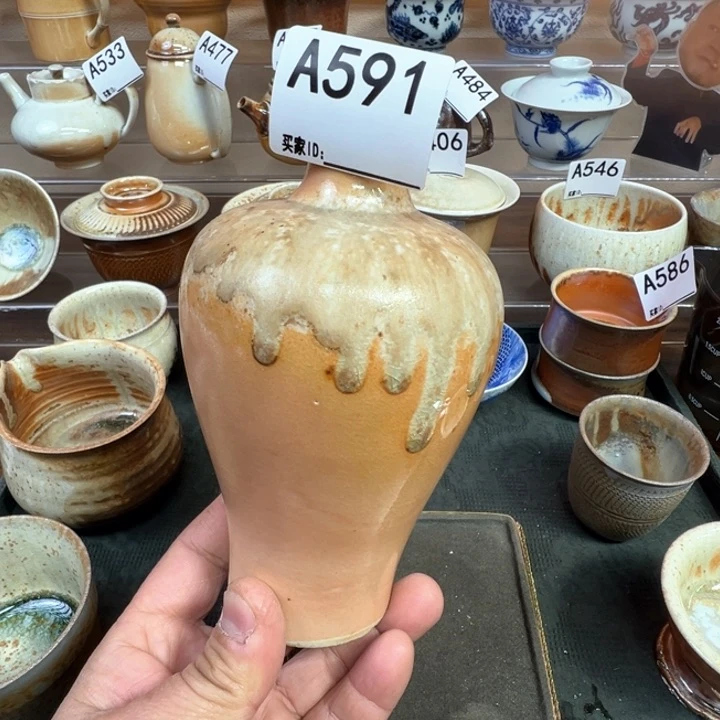 摆件591景德镇手工柴烧摆件 福利