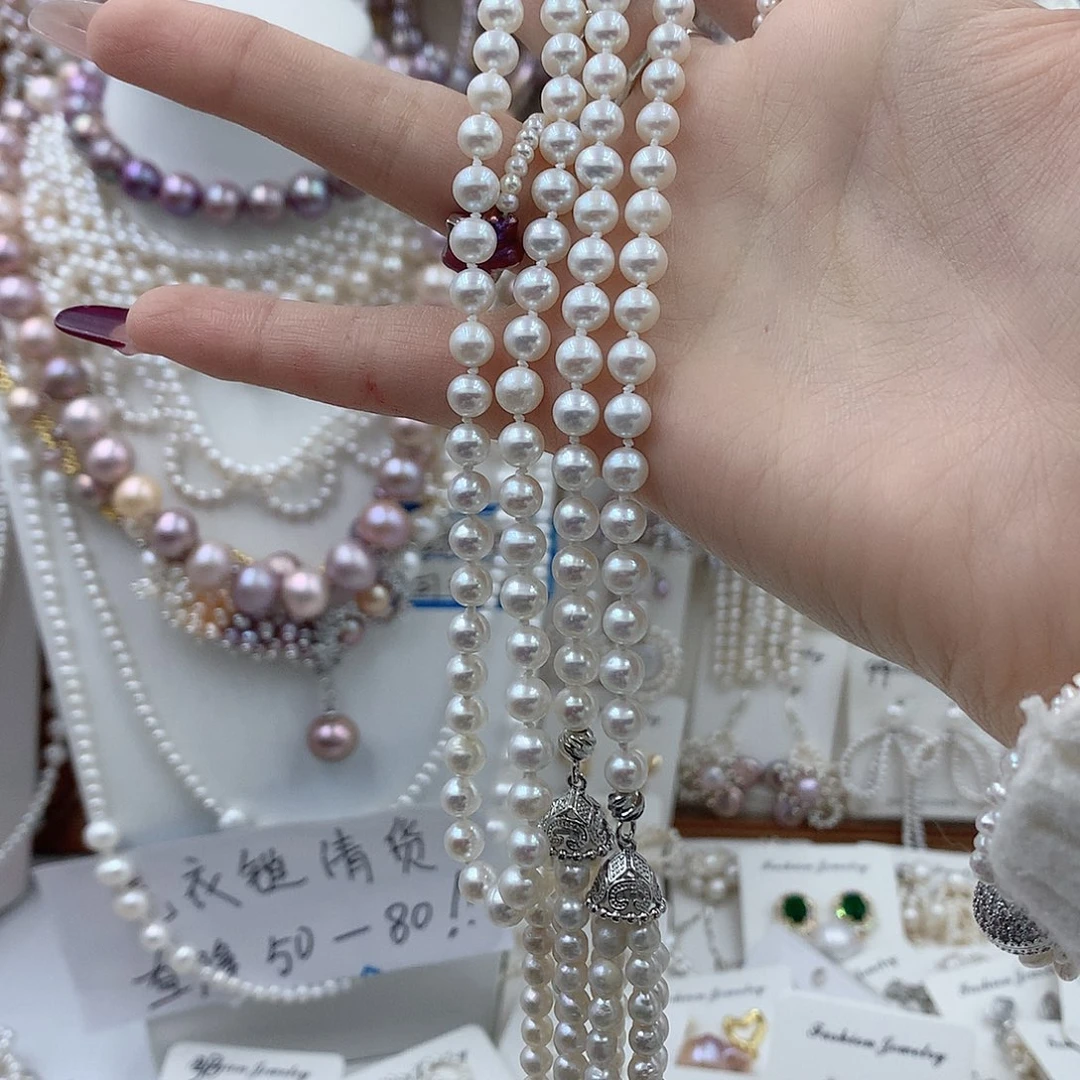 、***丁淡水珍珠银S925镶嵌耳饰