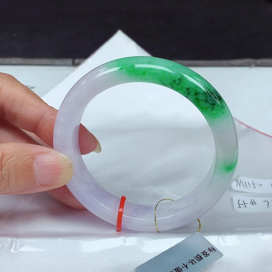 未镶嵌手镯翡翠55圈5044