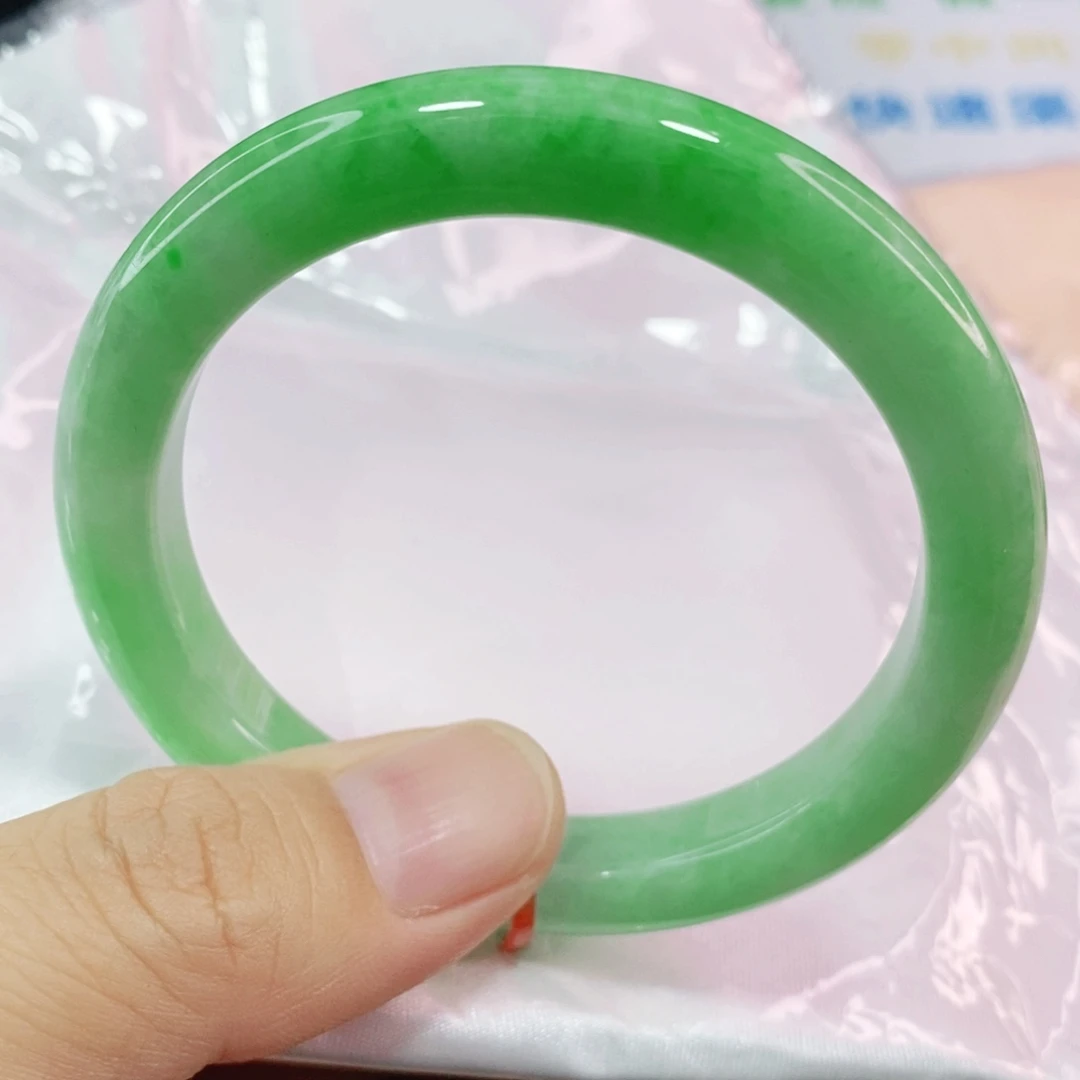 未镶嵌手镯翡翠52.8圈口