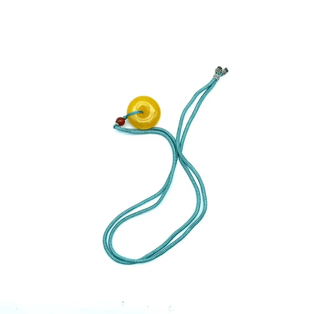 NB069精美珠宝平安扣吊坠【尺寸24mm*10mm)