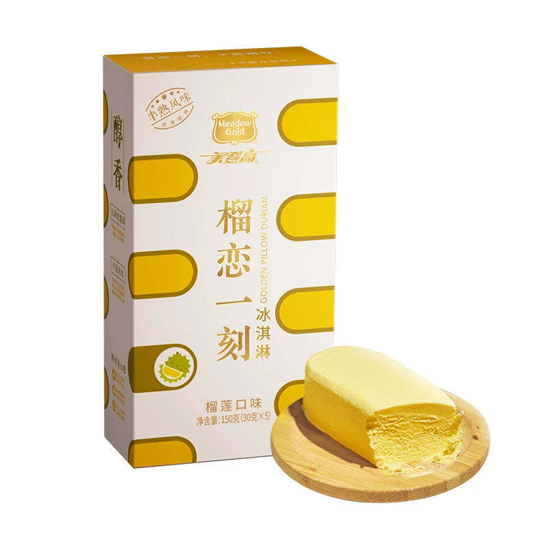 美登高榴恋口味雪糕榴恋一刻金枕榴莲水果味冰淇淋冰糕盒装冰激凌