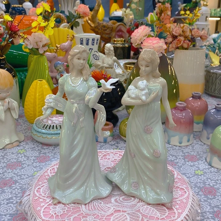 陶瓷女神一套2个 孤品一套