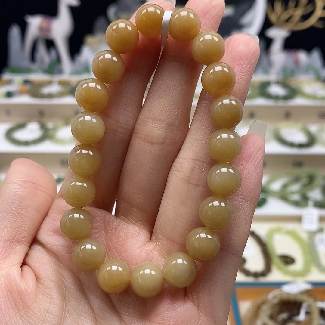 未镶嵌手串和田玉折***光手串