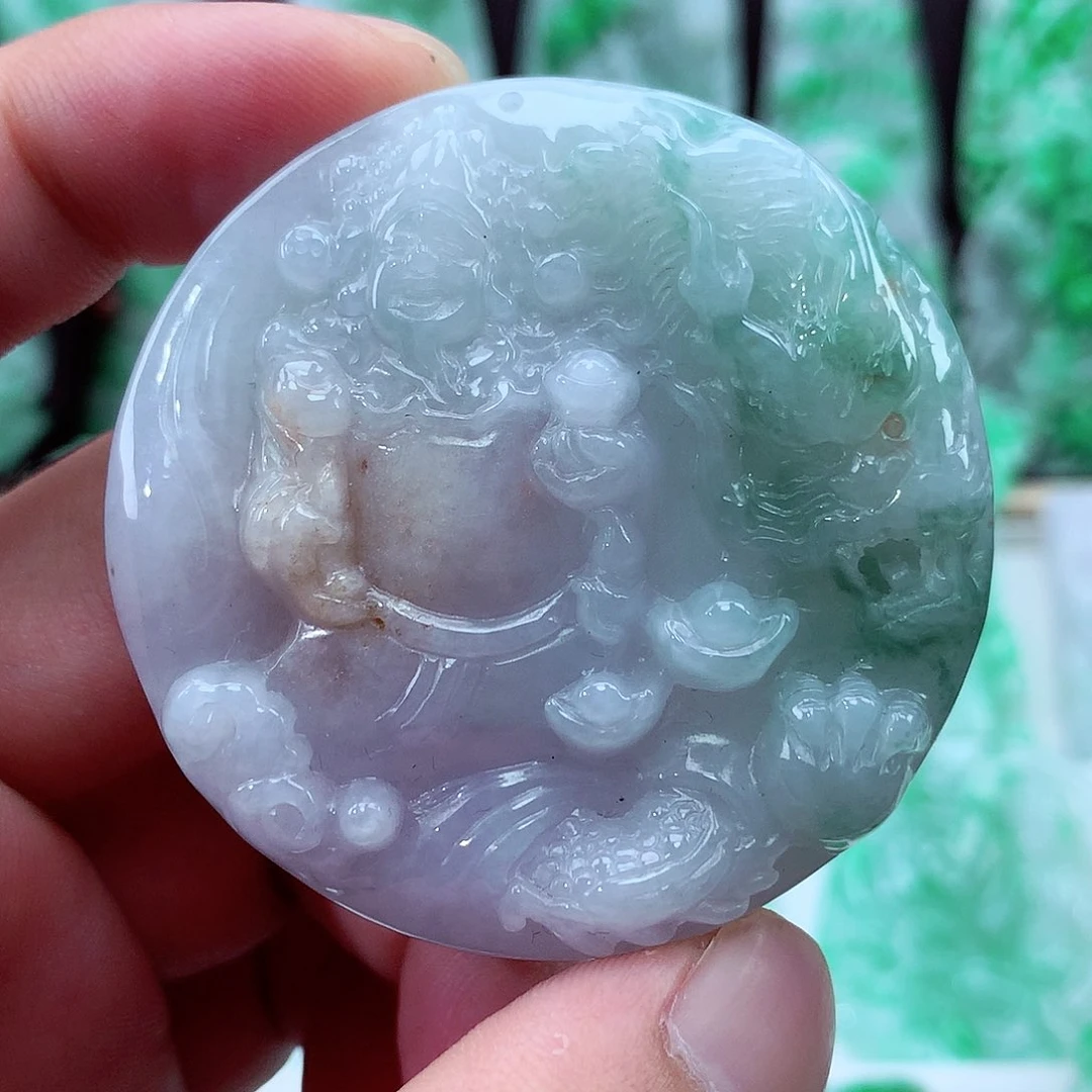 翡翠未镶嵌颈饰翡翠吊坠
