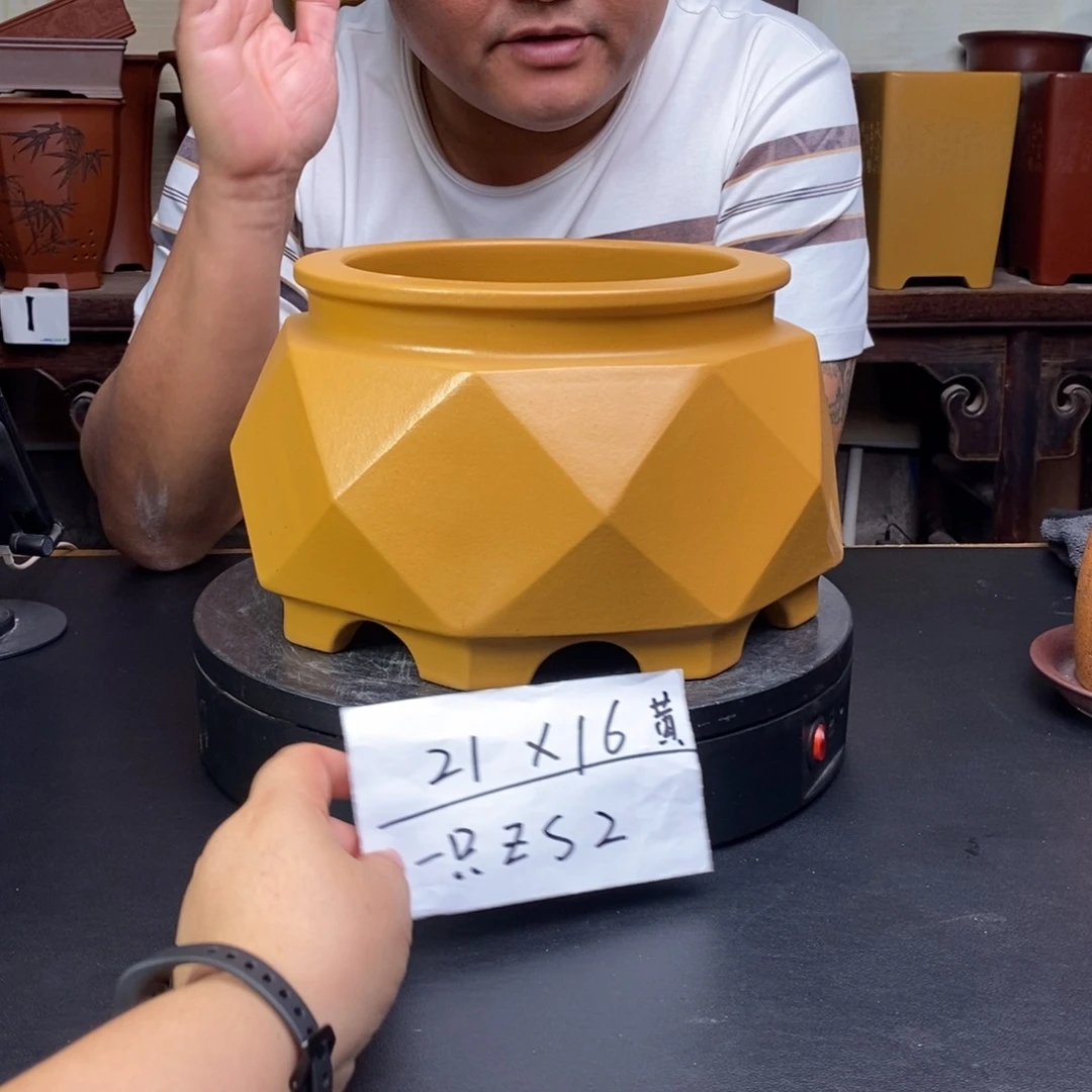 紫砂花盆货号一只ZS2
