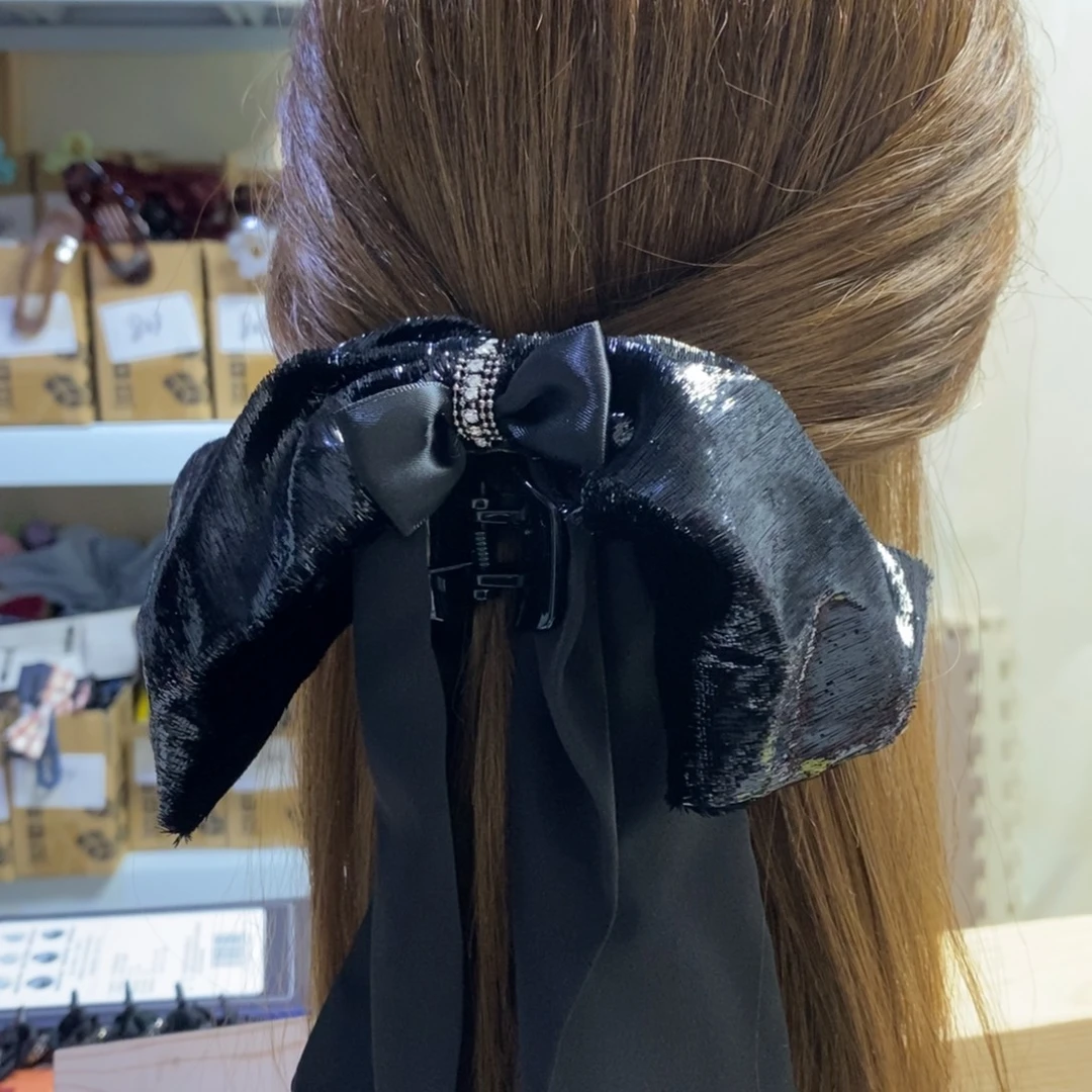 布艺铁合金马尾抓742