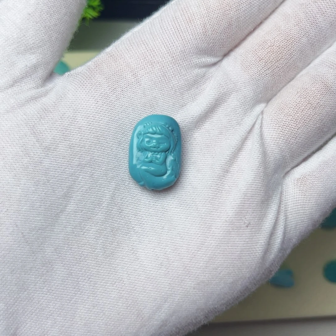 绿松石合金吊坠(不含链)