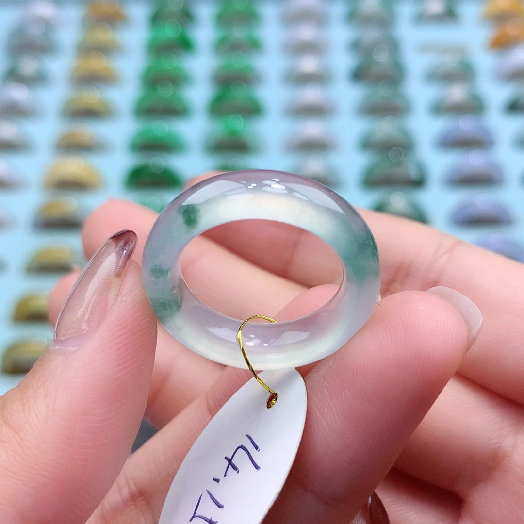 未镶嵌戒指翡翠1415圈