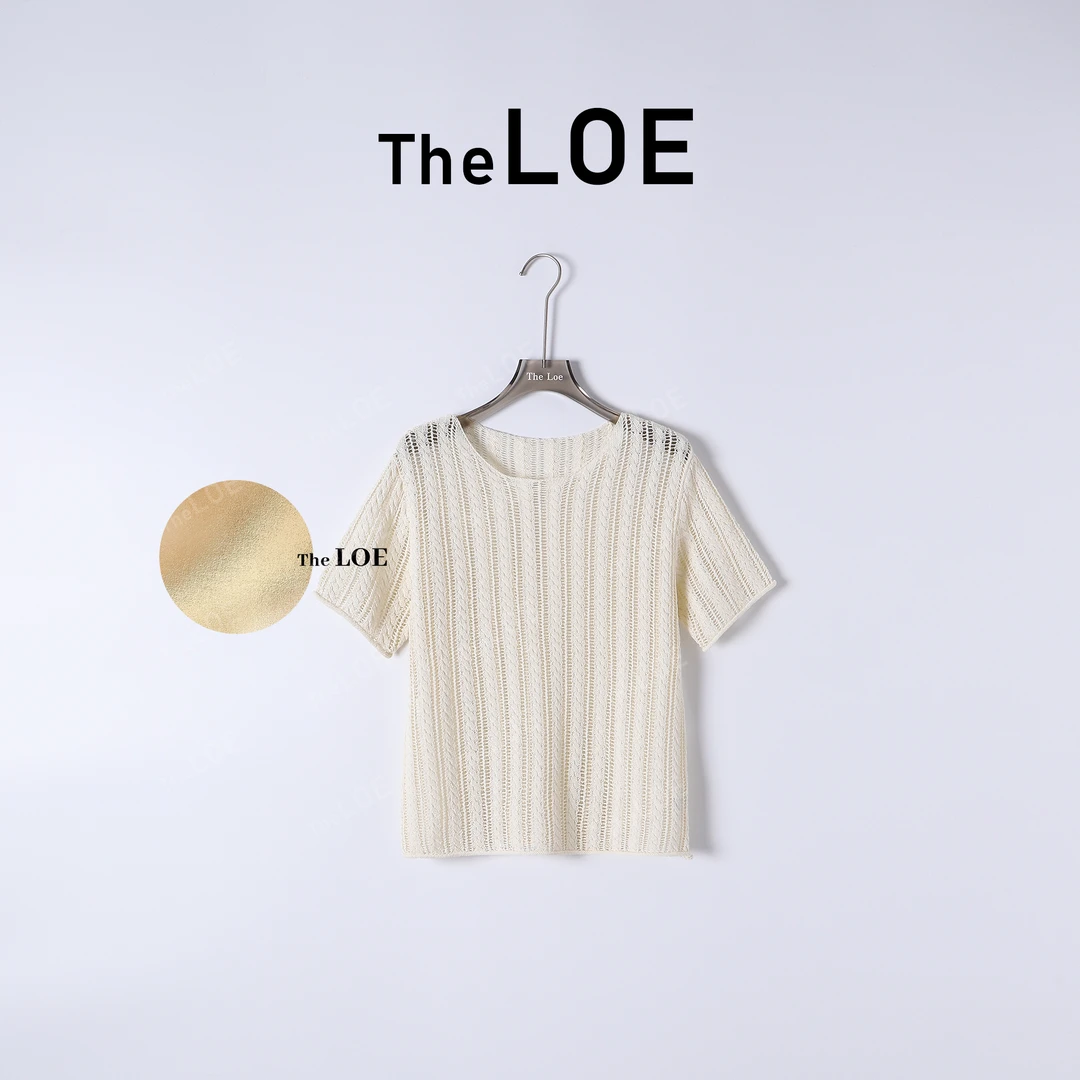 TheLOE/春汽水 针织短袖#LE-JY5029