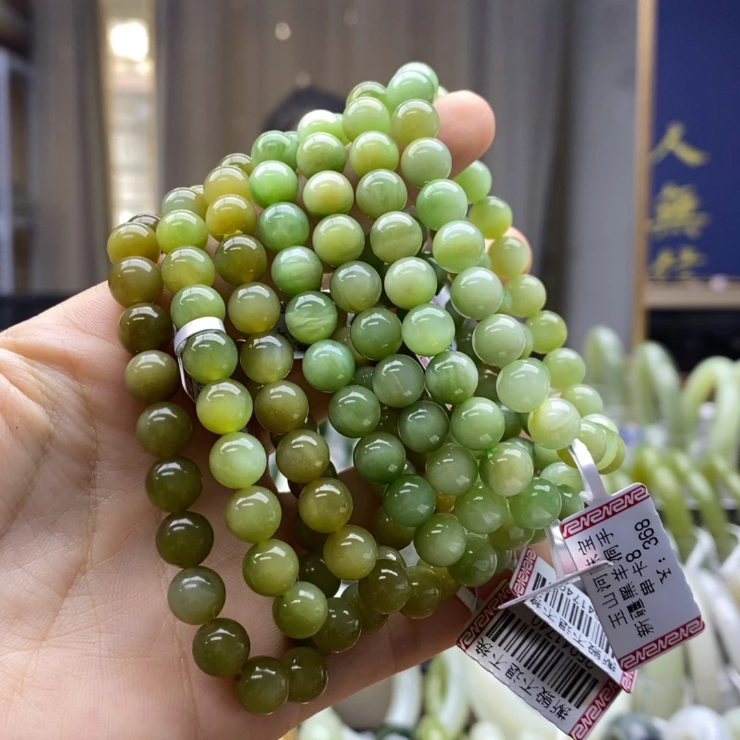 手串未镶嵌和田玉卡8多样性拍一发一