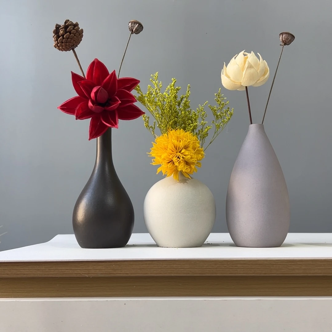 瓶花瓶带花高度20-30厘米左右