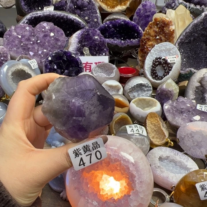 未镶嵌大型摆件（非配饰）紫晶470