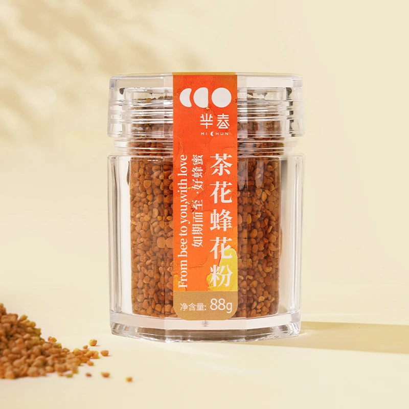 芈春MICHUN茶花蜂花粉纯正天然食用活性山茶花粉新鲜未破壁