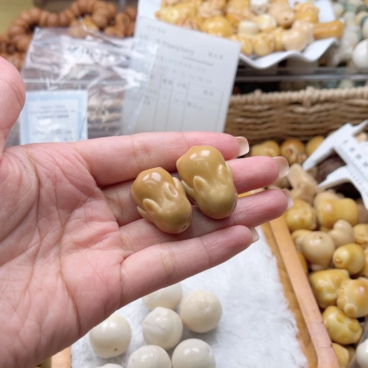 糖***吃白玉菩提吊坠q/27mm/2颗白色通货