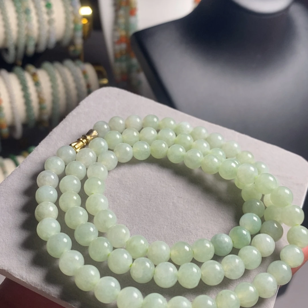 定制翡翠未镶嵌39缅甸翡翠A货卡7.5