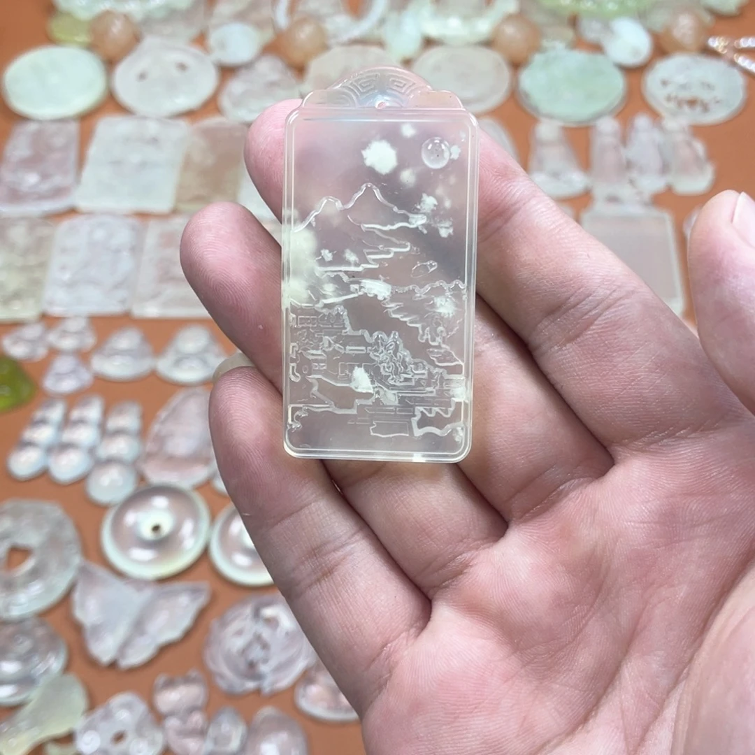 未镶嵌蛇纹石玉多样性随机发一